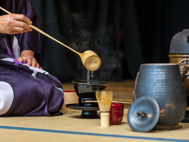 Japonyada geleneksel çay demleme ürünleri